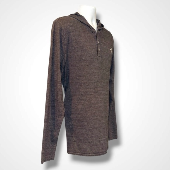 The North Face Men’s Hoodie Lightweight Henley Pullover Gray Size L - Picture 4 of 14